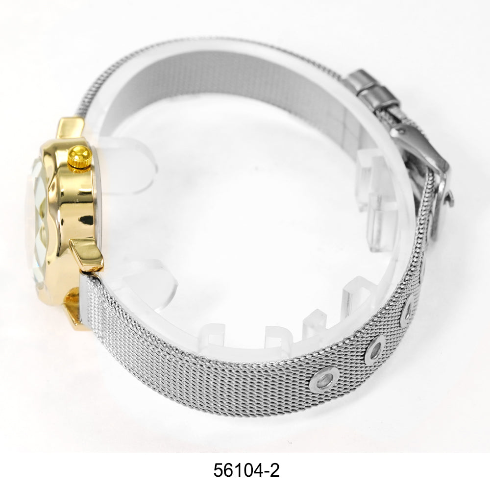 5610-Montres Carlo Mesh Band Watch