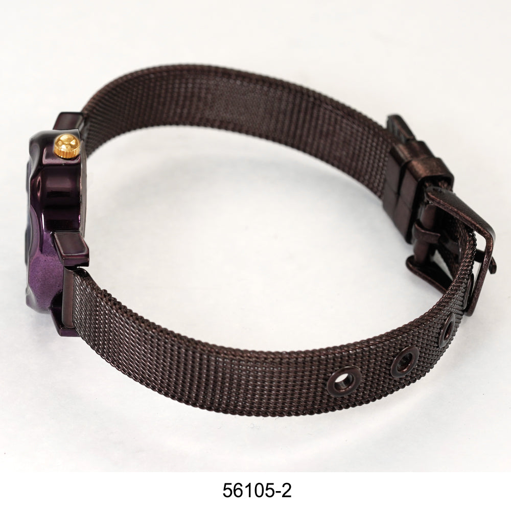 5610-Montres Carlo Mesh Band Watch