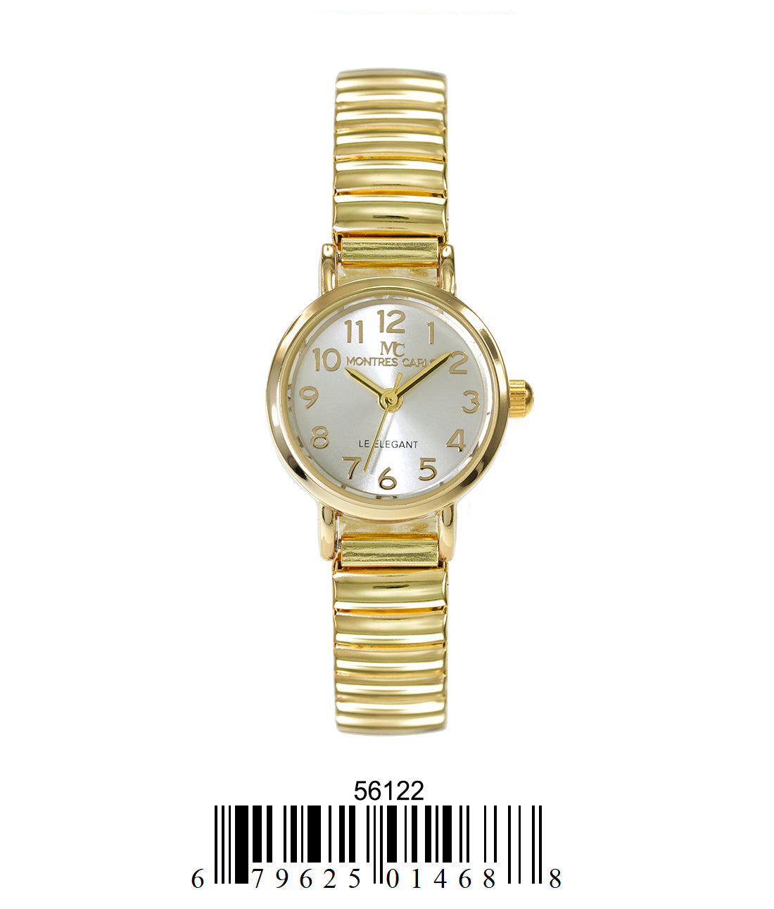 5612-Montres Carlo Flex Band Watch