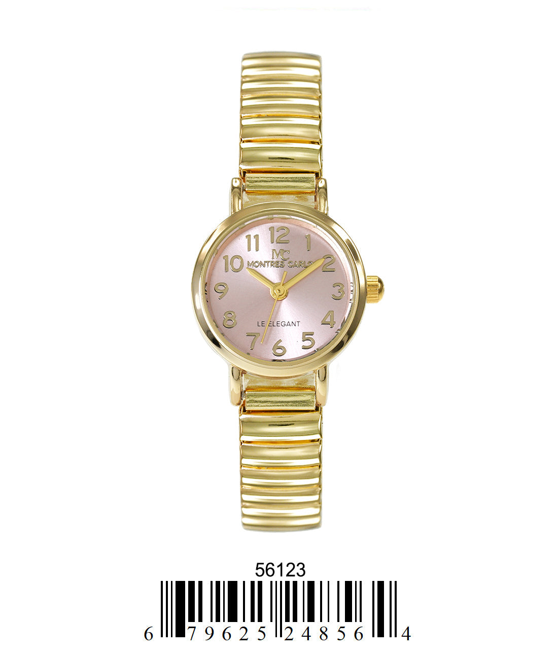 5612-Montres Carlo Flex Band Watch