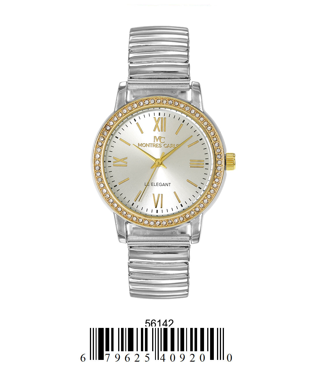5614-Montres Carlo Flex Band Watch
