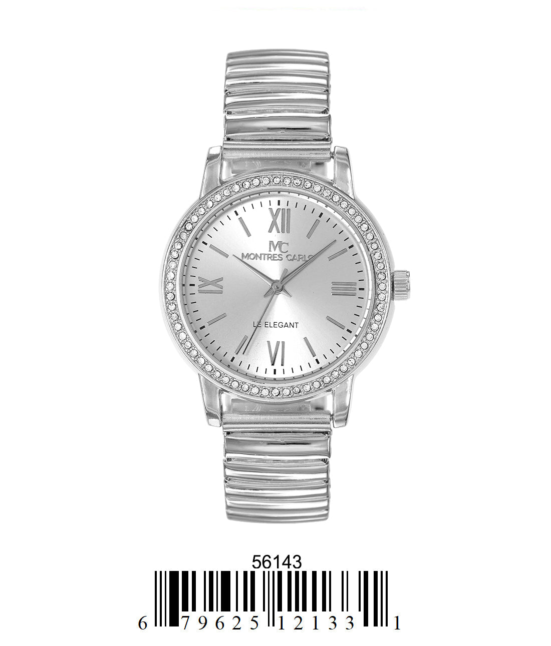 5614-Montres Carlo Flex Band Watch