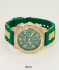 5633-Montres Carlo Silicon Band Watch