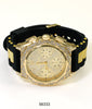 5633-Montres Carlo Silicon Band Watch