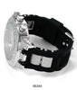 5634-Montres Carlo Silicon Band Watch