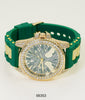 5635-Montres Carlo Silicon Band Watch