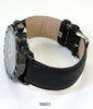 5662-B8 - Prepacked Faux Leather Band Watch