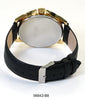 5664-B8 - Prepacked Faux Leather Band Watch