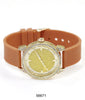 5667-Montres Carlo Silicon Band Watch