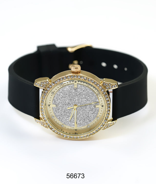 5667-Montres Carlo Silicon Band Watch