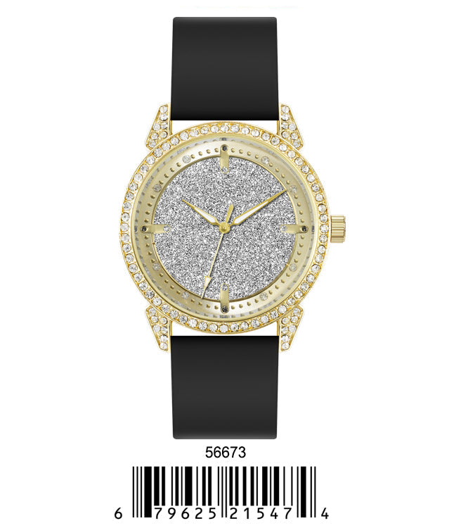 5667-Montres Carlo Silicon Band Watch