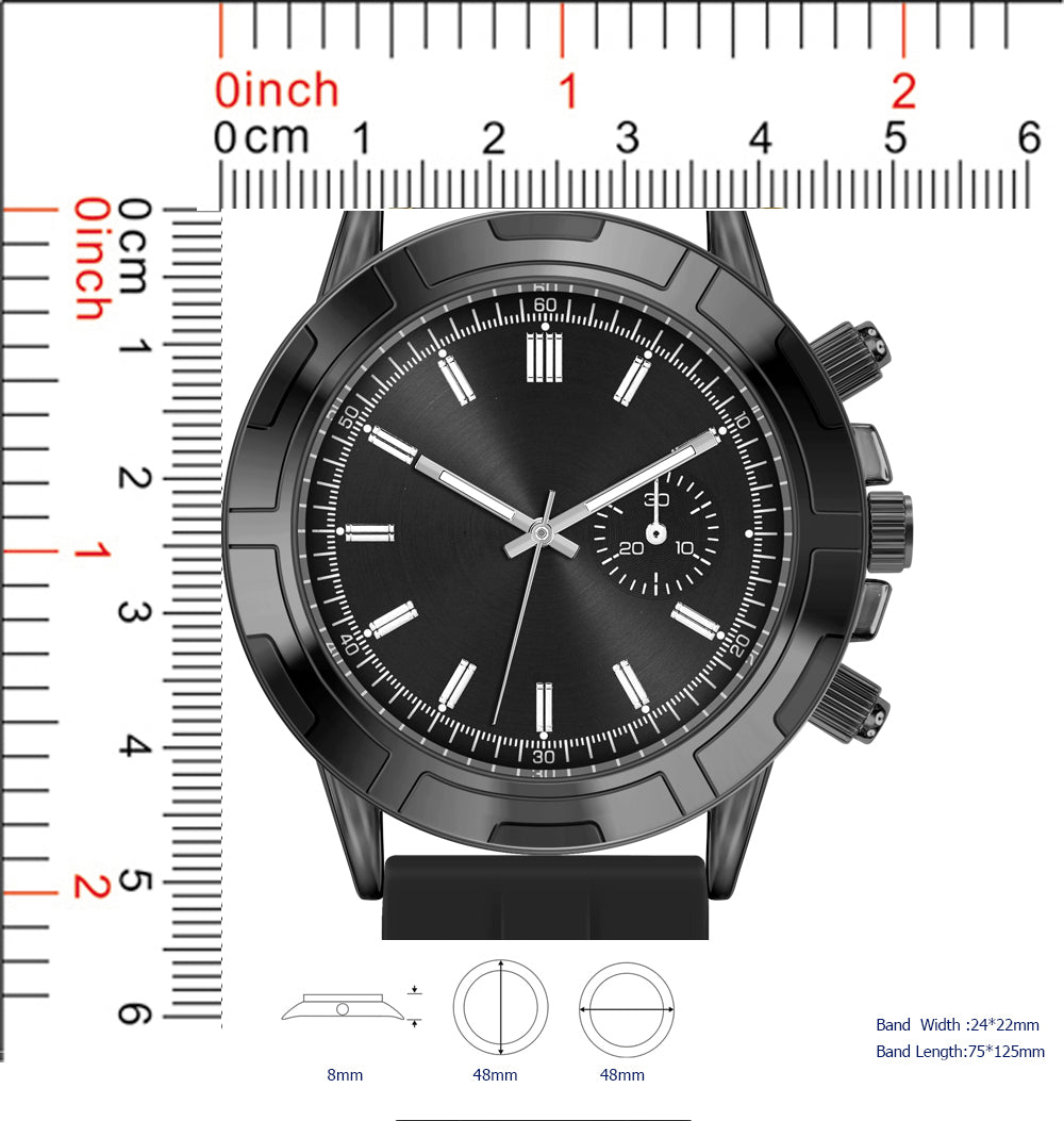 5670-B8 - Prepacked Silicon Band Watch