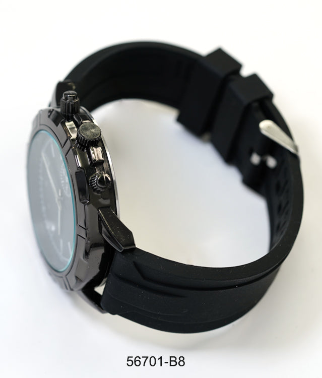 5670-B8 - Prepacked Silicon Band Watch