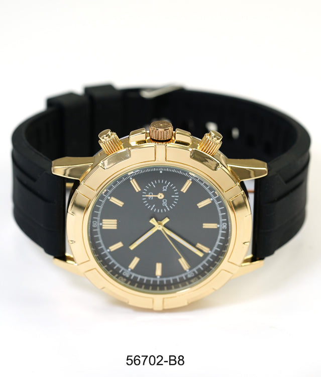 5670-B8 - Prepacked Silicon Band Watch