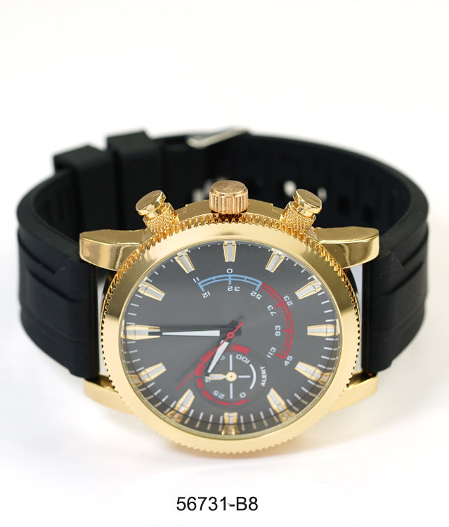 5673-B8 - Prepacked Silicon Band Watch