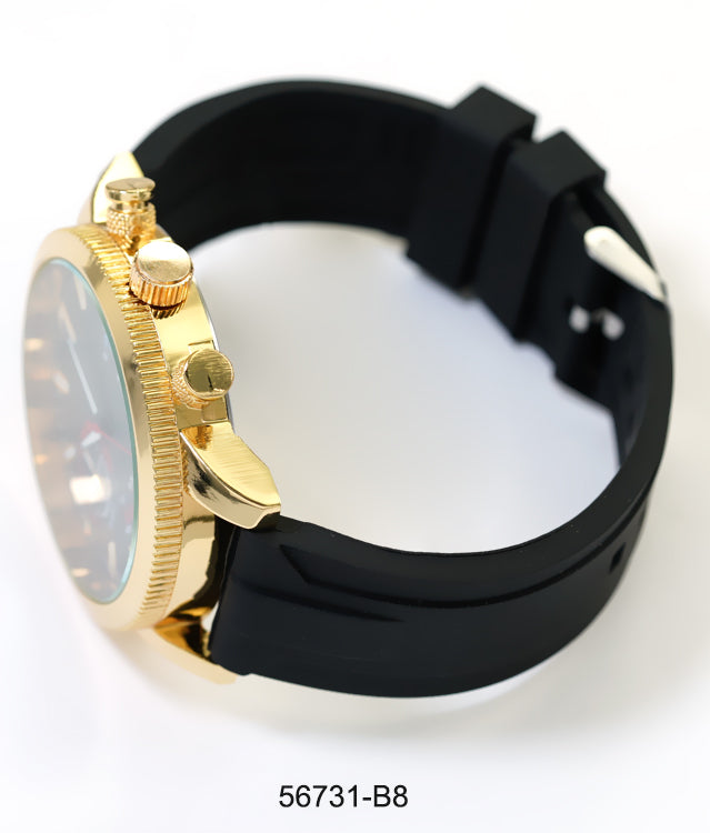 5673-B8 - Prepacked Silicon Band Watch