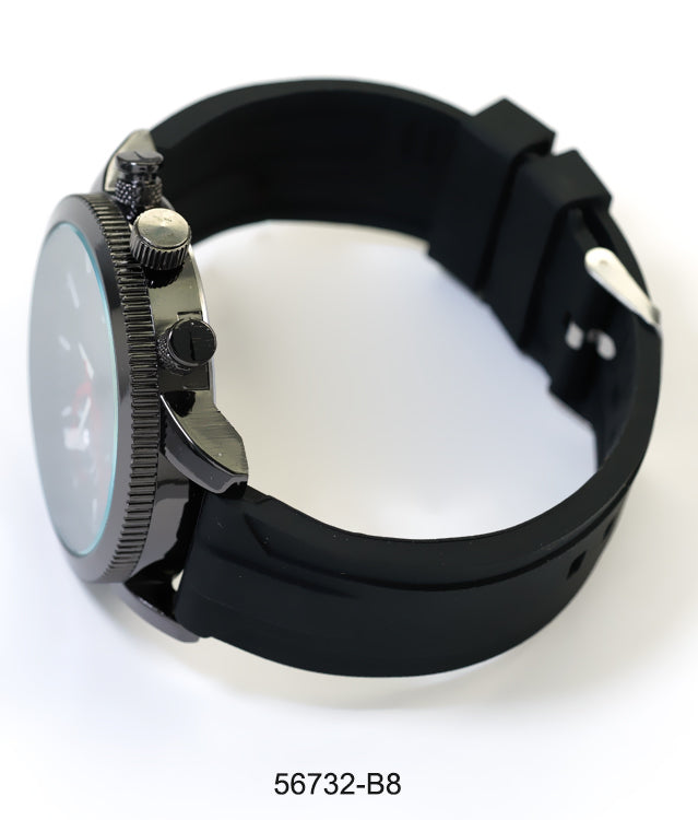 5673-B8 - Prepacked Silicon Band Watch