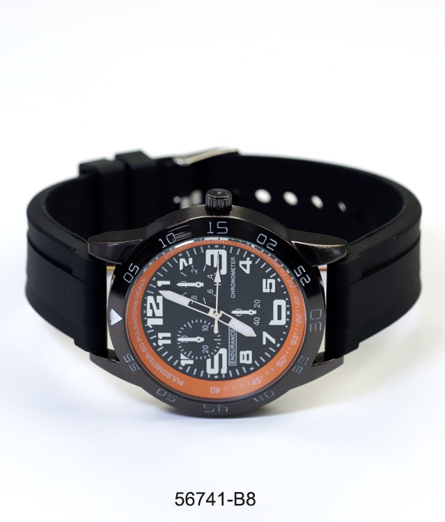 5674-B8 - Prepacked Silicon Band Watch