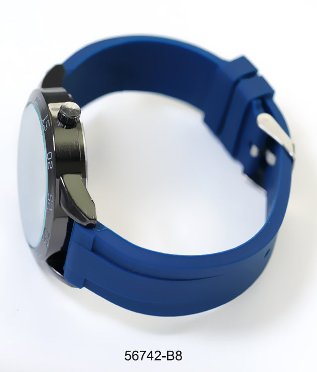 5674-B8 - Prepacked Silicon Band Watch