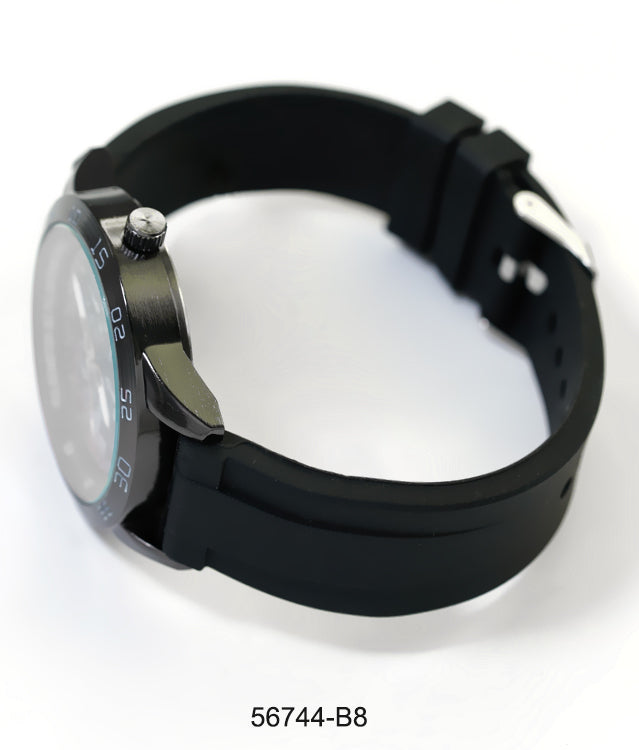 5674-B8 - Prepacked Silicon Band Watch