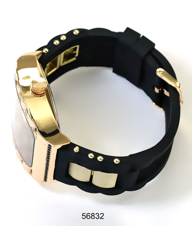 5683-Montres Carlo Silicon Band Watch