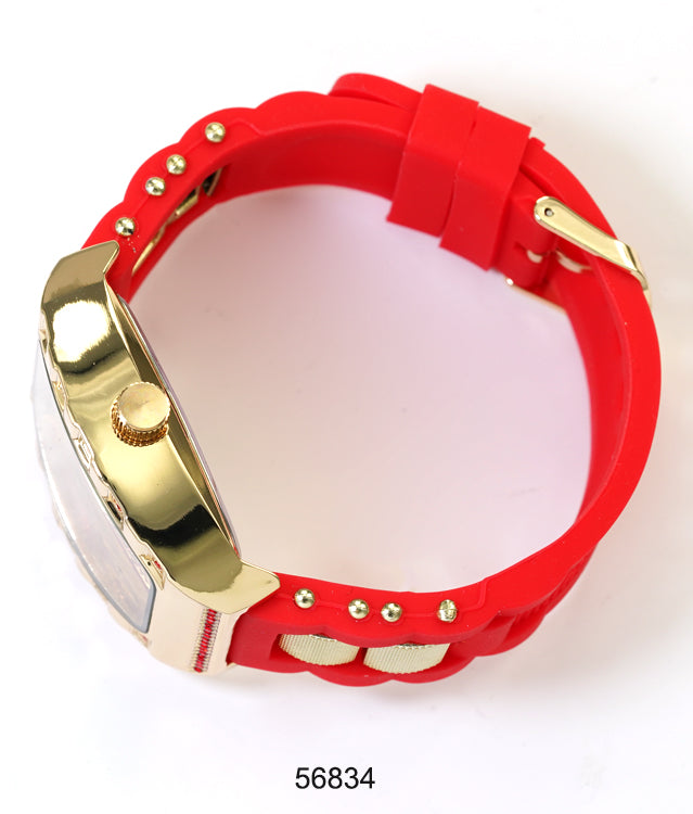 5683-Montres Carlo Silicon Band Watch