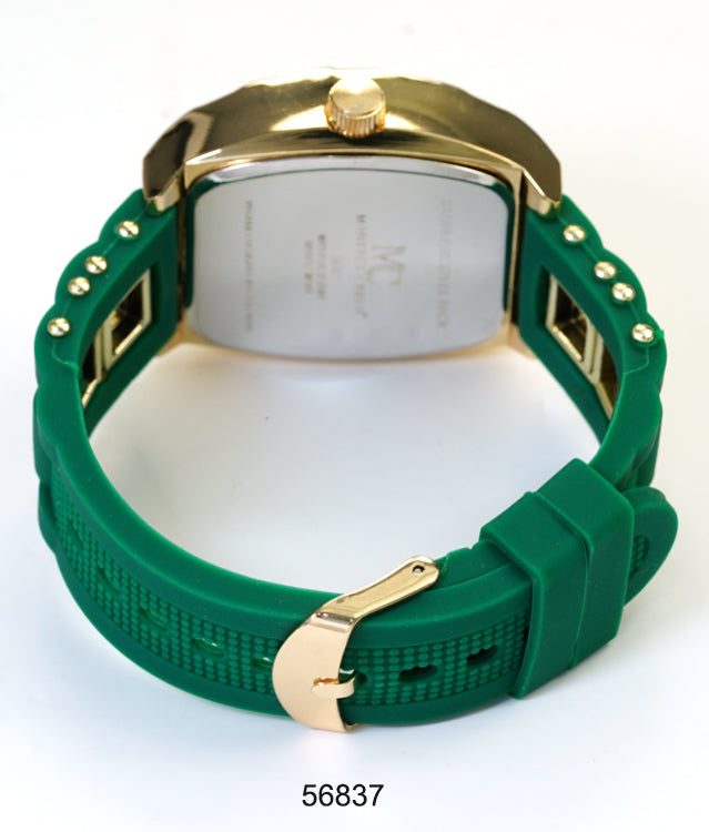 5683-Montres Carlo Silicon Band Watch