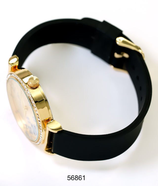 5686-Montres Carlo Silicon Band Watch