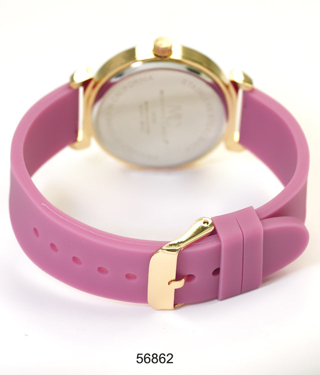 5686-Montres Carlo Silicon Band Watch