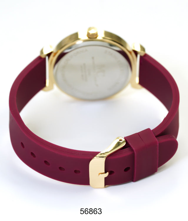 5686-Montres Carlo Silicon Band Watch