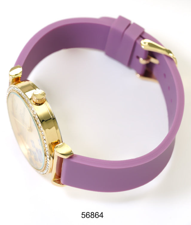 5686-Montres Carlo Silicon Band Watch