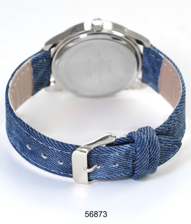 5687 - Faux Leather band watch