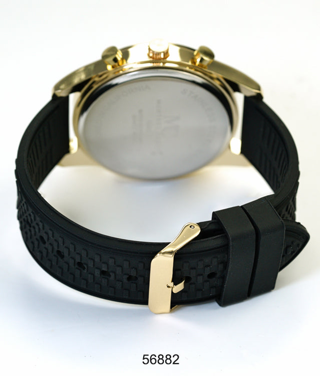 5688-Montres Carlo Silicon Band Watch