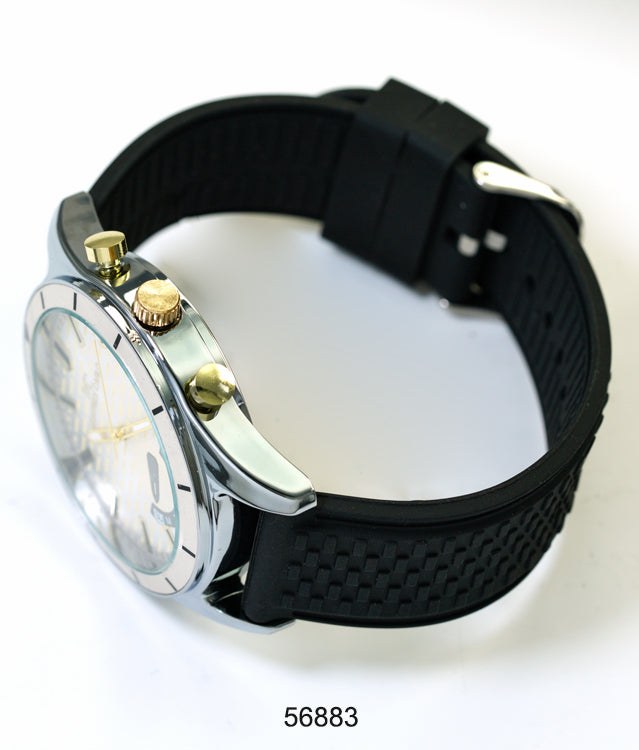 5688-Montres Carlo Silicon Band Watch