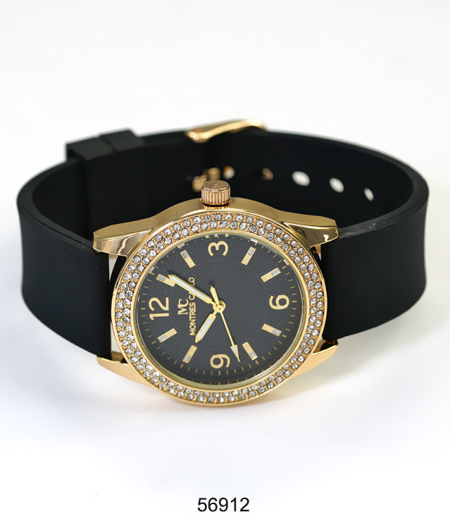 5691-Montres Carlo Silicon Band Watch