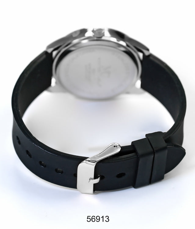 5691-Montres Carlo Silicon Band Watch