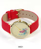 5692-Montres Carlo Faux Leather Band Watch