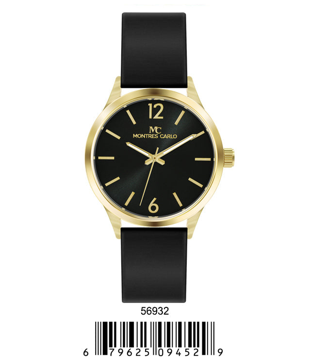 5693-Montres Carlo Silicon Band Watch