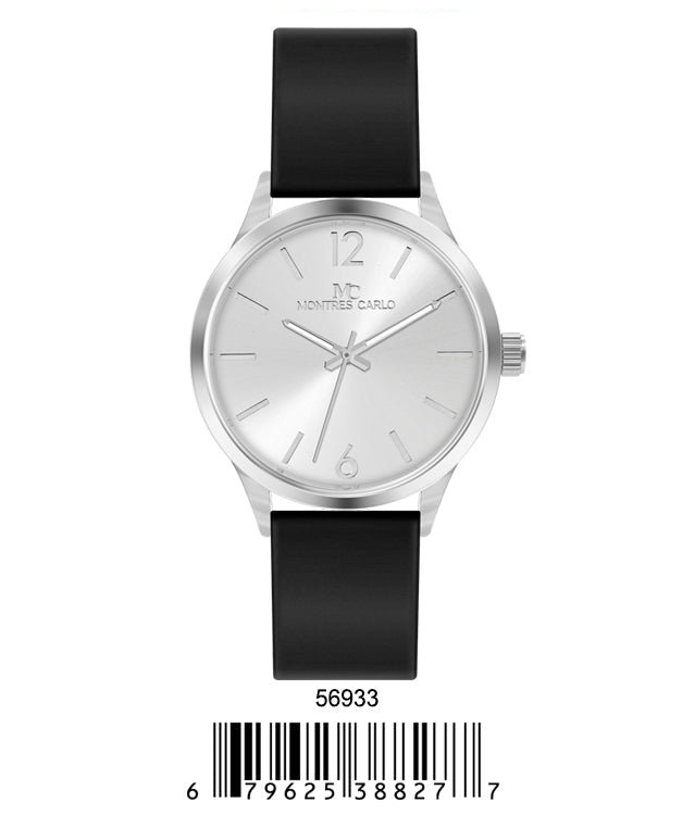 5693-Montres Carlo Silicon Band Watch