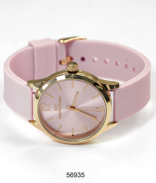 5693-Montres Carlo Silicon Band Watch