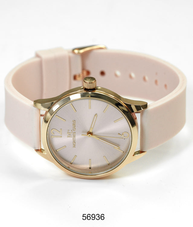 5693-Montres Carlo Silicon Band Watch