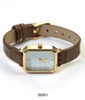 5695 - Faux Leather band watch