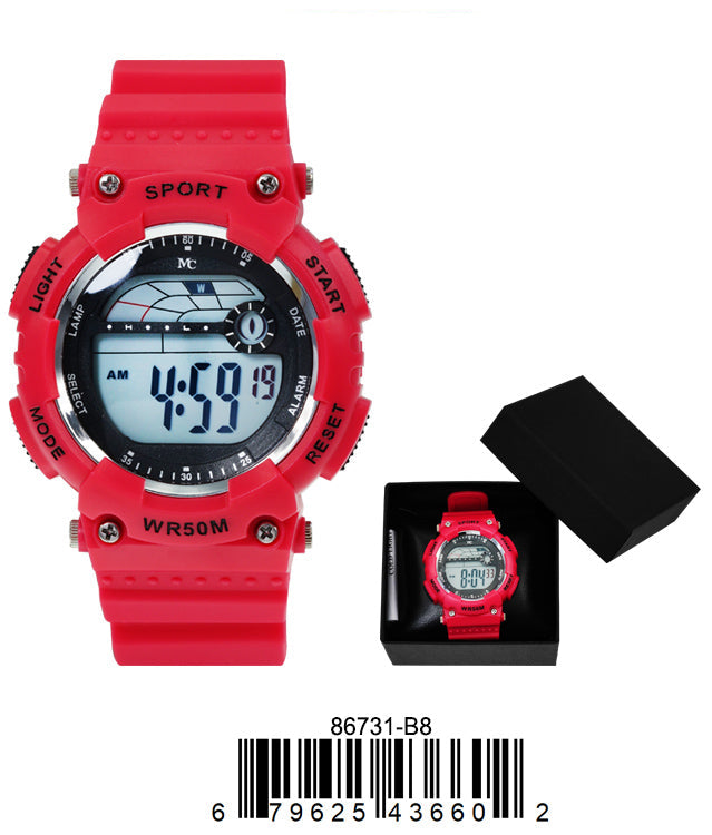 8673- B8 Digital Watch