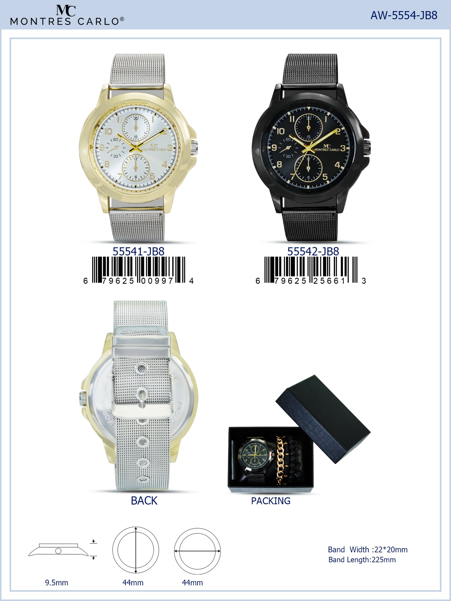 5554-JB8 - Watch Gift Box Collection