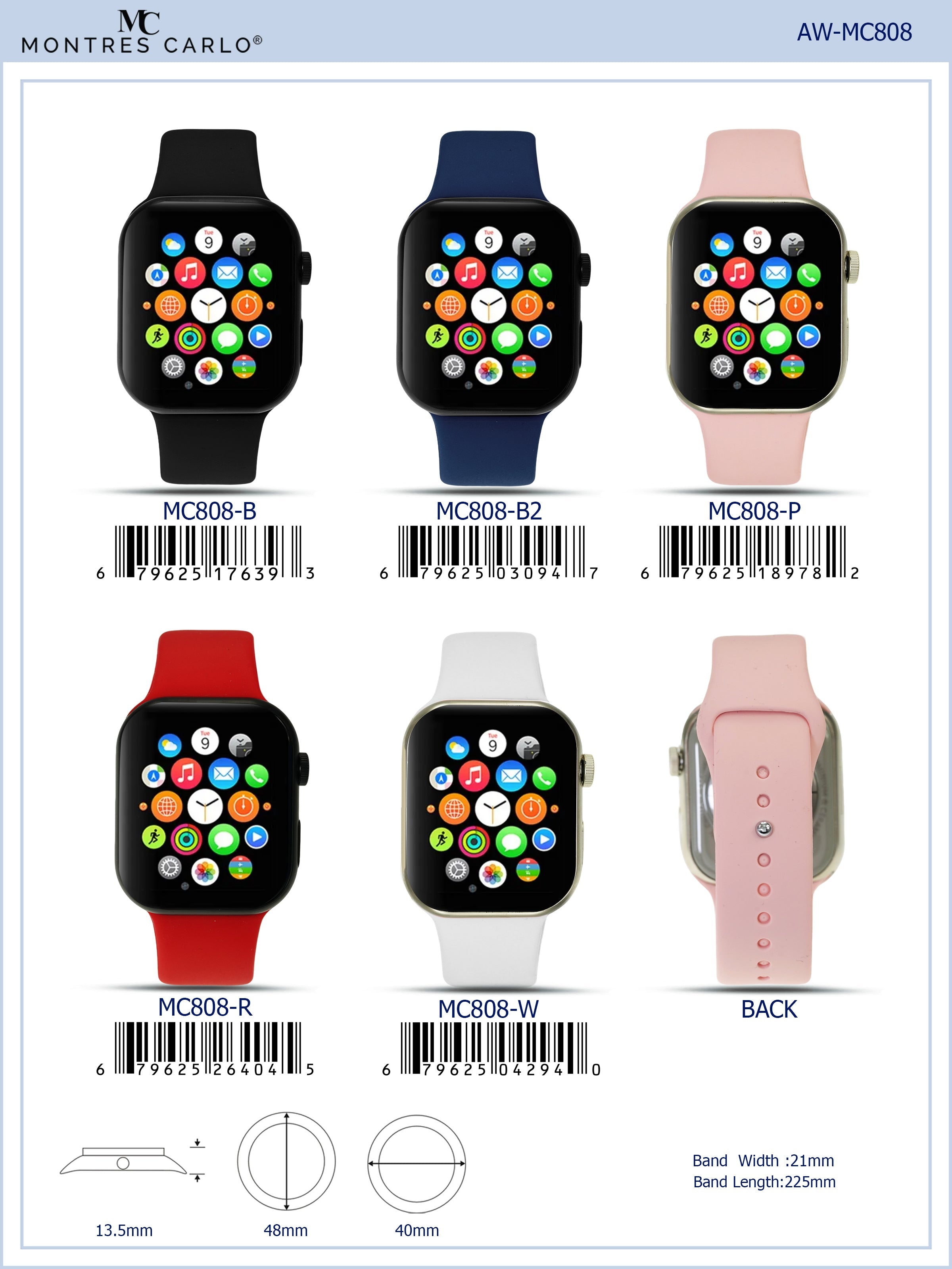 MC808 - Smart Watch