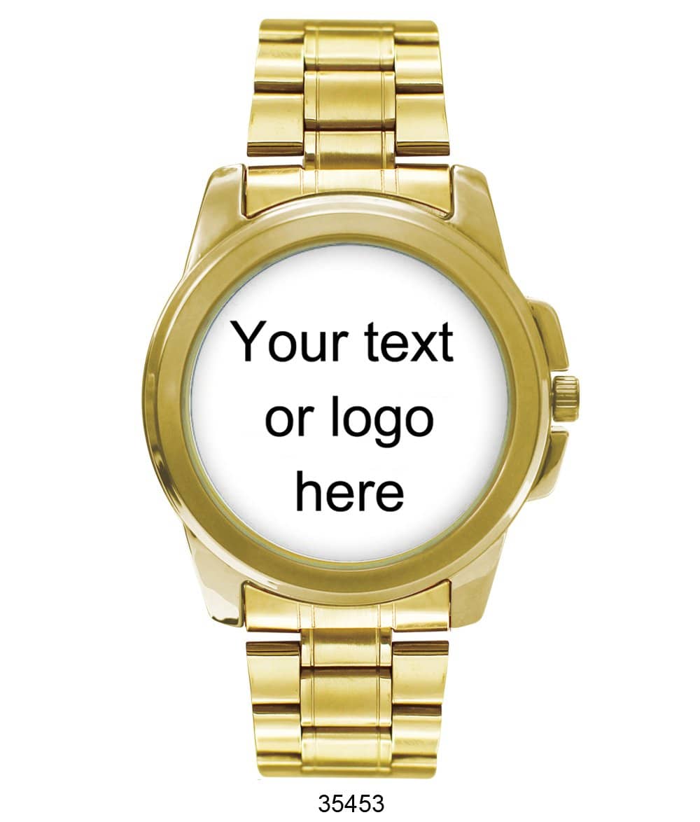 3545 - Customizable Metal Band Watch