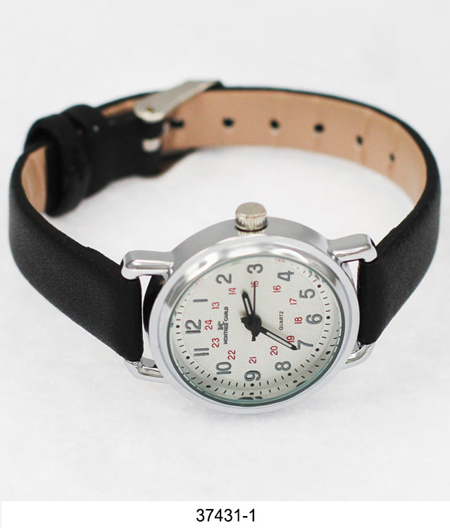 3743 - Vegan Leather Band Watch