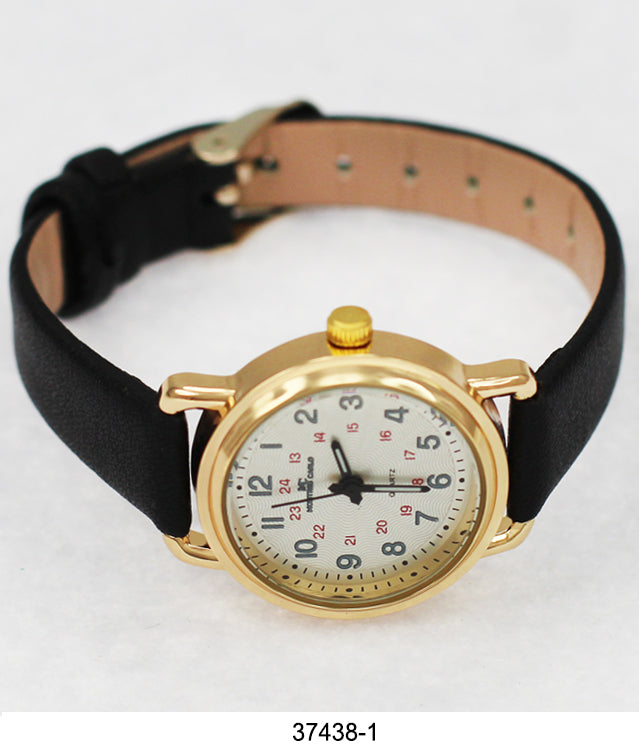 3743 - Vegan Leather Band Watch