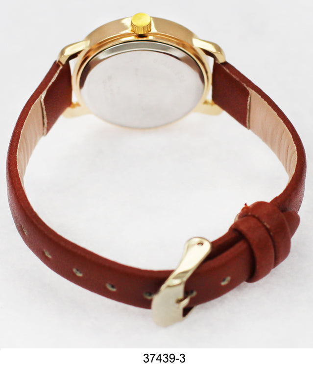 3743 - Vegan Leather Band Watch