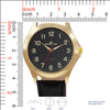 3744 - Vegan Leather Band Watch